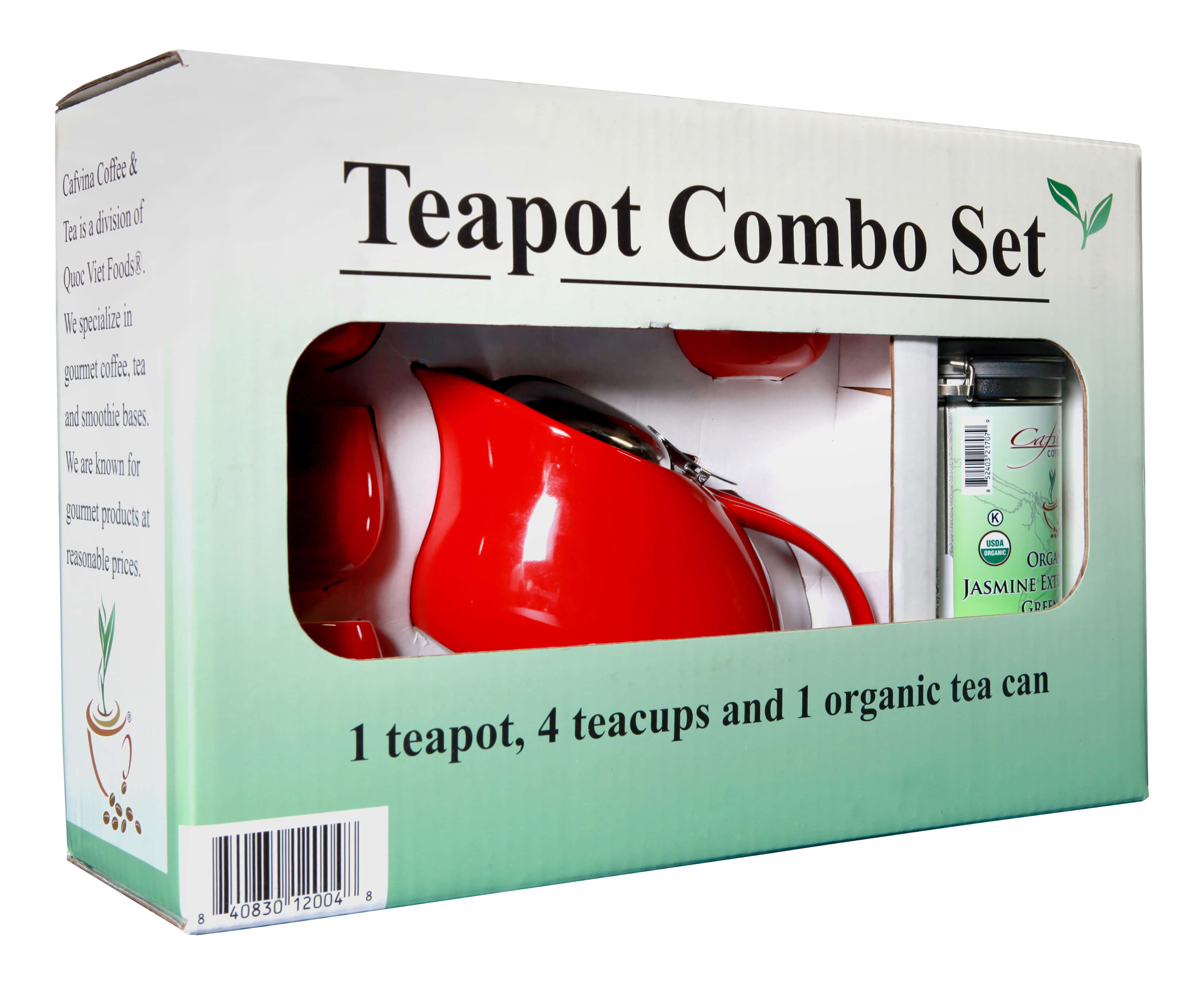 Teapot Set - Red